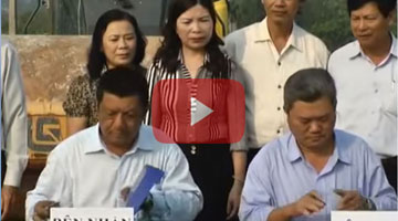 Thien Tan Group receive ground handover of 1A National Road