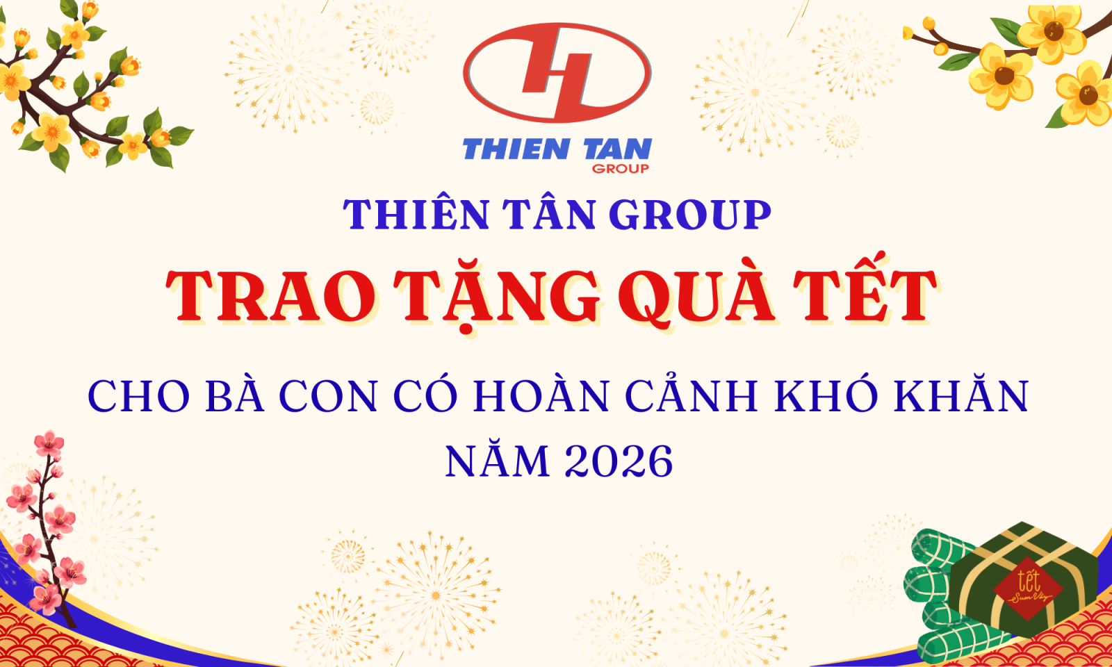 A Journey of Sharing Love – Thien Tan Group Presents Tet Gifts 2026 to Families in Need